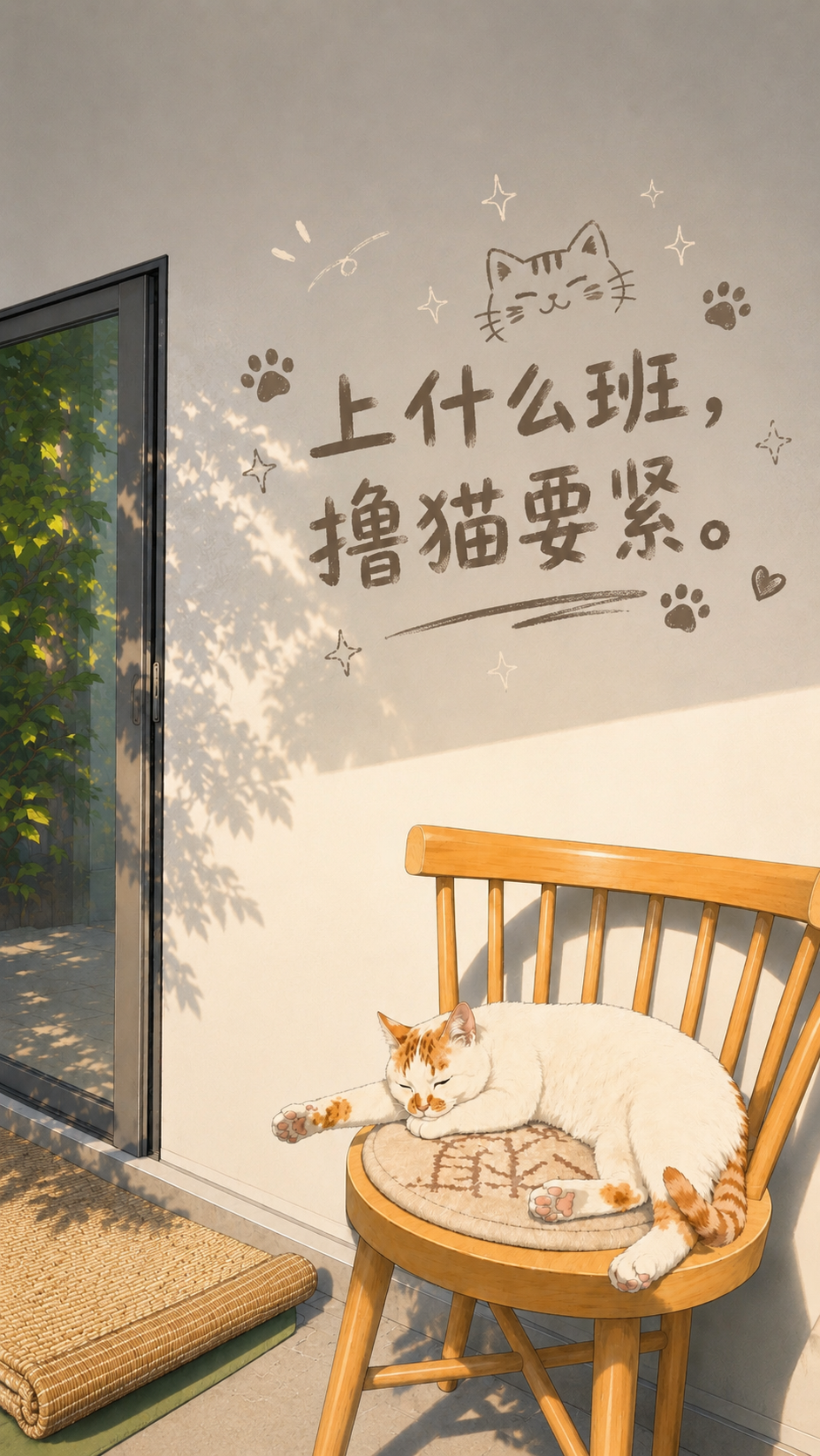 窗前安睡